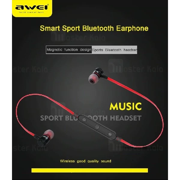 هندزفری بلوتوث اوی AWEI B922bl Wireless Earphone طراحی مگنتی