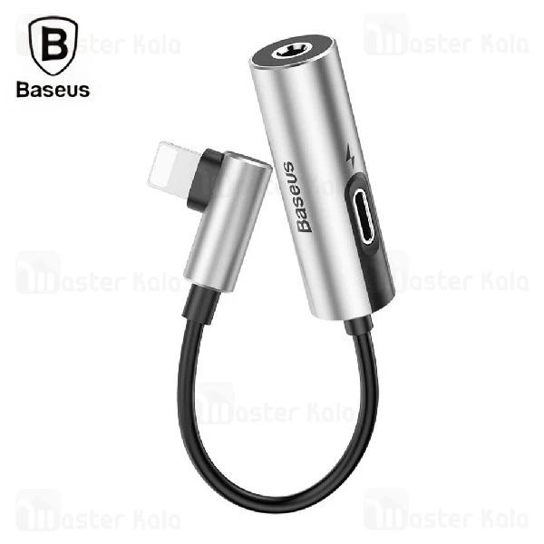 کابل تبدیل لایتنینگ اتصال همزمان هندزفری و شارژر بیسوس Baseus Audio Converter CALL42-01