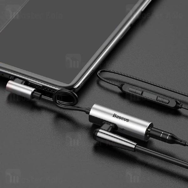 کابل تبدیل لایتنینگ اتصال همزمان هندزفری و شارژر بیسوس Baseus Audio Converter CALL42-01