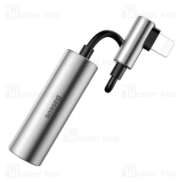 کابل تبدیل لایتنینگ اتصال همزمان هندزفری و شارژر بیسوس Baseus Audio Converter CALL42-01