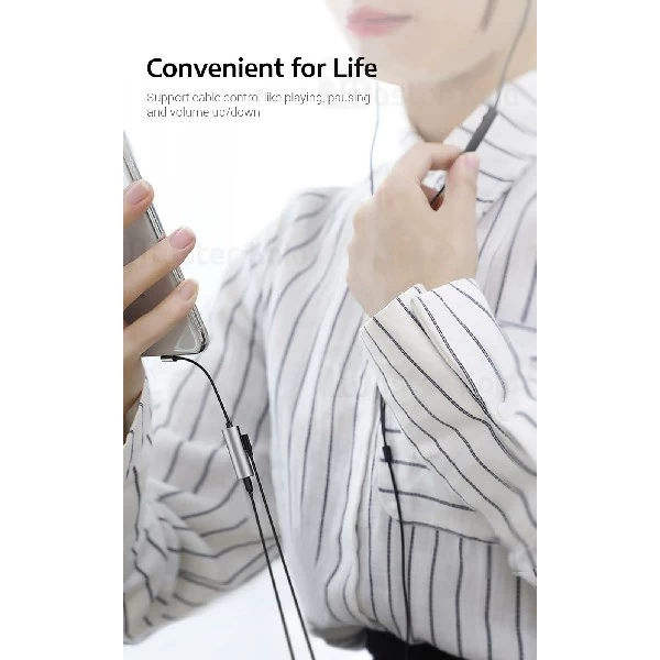 کابل تبدیل لایتنینگ اتصال همزمان هندزفری و شارژر بیسوس Baseus Audio Converter CALL42-01