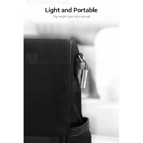 کابل تبدیل لایتنینگ اتصال همزمان هندزفری و شارژر بیسوس Baseus Audio Converter CALL42-01