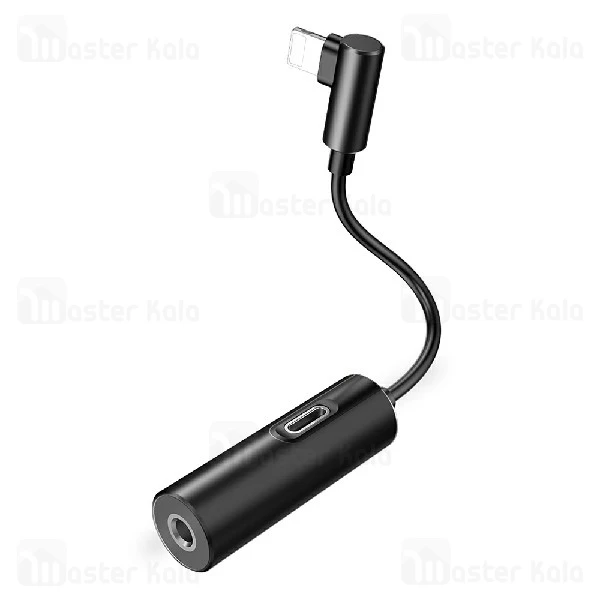 کابل تبدیل لایتنینگ اتصال همزمان هندزفری و شارژر بیسوس Baseus Audio Converter CALL42-01