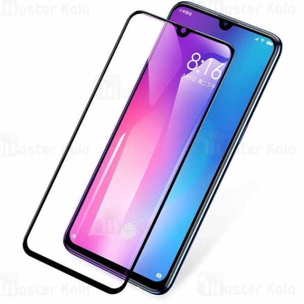 محافظ صفحه شیشه ای تمام صفحه و ضد اشعه بیسوس شیائومی Xiaomi Mi 9 Baseus SGMIM9-KB01