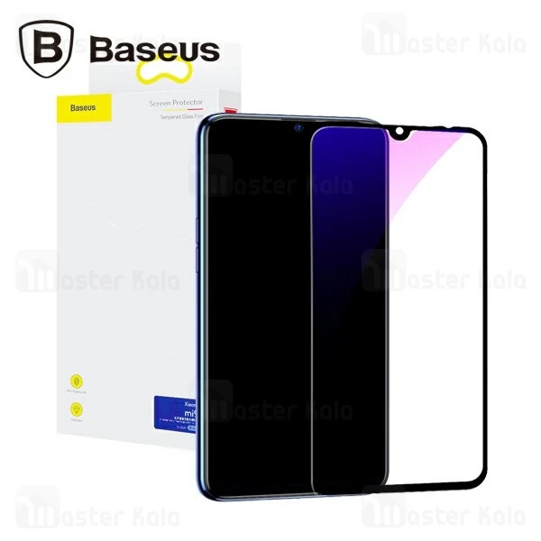 محافظ صفحه شیشه ای تمام صفحه و ضد اشعه بیسوس شیائومی Xiaomi Mi 9 Baseus SGMIM9-KB01