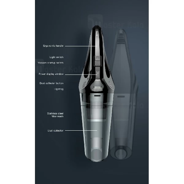 جارو برقی ماشین بیسوس Baseus shark one H-505 Car vacuum cleane ACH505-B01