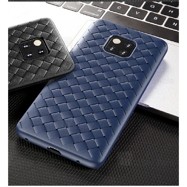 قاب طرح چرم و حصیری HUAWEI Mate 20 Pro Baseus Weaving WIHWMATE20P-BV01