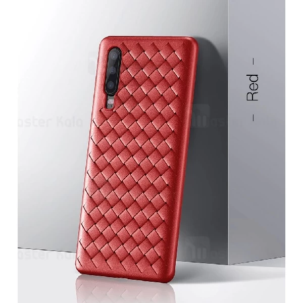 قاب طرح چرم و حصیری HUAWEI P30 Baseus Weaving WIHWP30-BV03