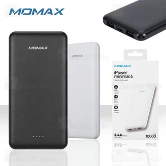 پاوربانک 10000 میلی آمپر MOMAX IP67 iPower minimal 6 توان 3.4 آمپر