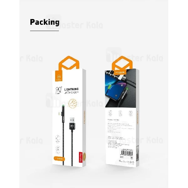 کابل لایتنینگ مک دودو Mcdodo CA-627 Data Cable توان 2 آمپر طول 1.2 متر