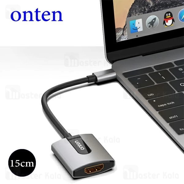 کابل تبدیل HDMI به Type C اونتن Onten 9587S 4K USB-C - بدون تاخیر و لگ