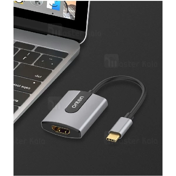 کابل تبدیل HDMI به Type C اونتن Onten 9587S 4K USB-C - بدون تاخیر و لگ