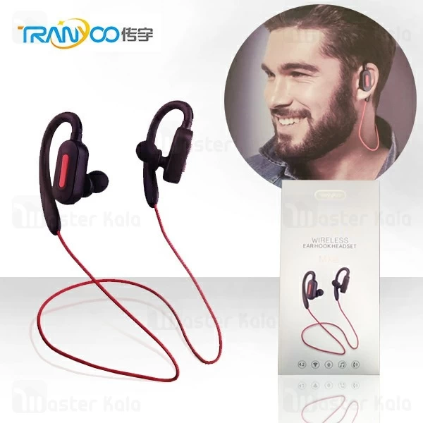 هندزفری بلوتوث ترانیو Tranyoo MX4 Sport Ear Hook Headset طراحی گردنی