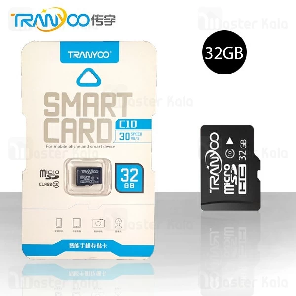 کارت حافظه میکرو اس دی 32 گیگابایت ترانیو Tranyoo C10 Class 10 32GB