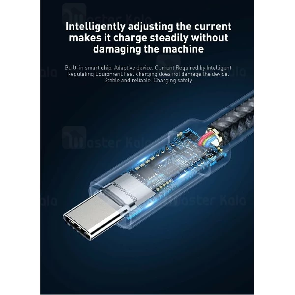 کابل دو سر تایپ سی Baseus Cafule PD3.1 100W QC3.0 Cable قابلیت اتصال به TV