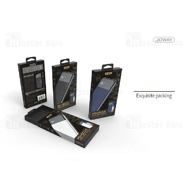 پاوربانک 10000 جووی Joway JP156 Type C PD QC3.0 دو پورت فست شارژ