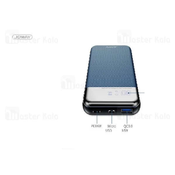 پاوربانک 10000 جووی Joway JP156 Type C PD QC3.0 دو پورت فست شارژ