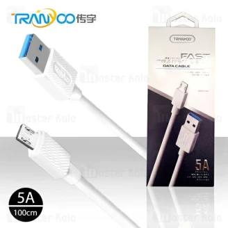 کابل میکرو یو اس بی ترانیو Tranyoo X6 Cable توان 5 آمپر و طول 1 متر