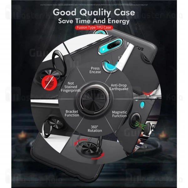 قاب Becation Auto Focus Magnetic Ring Case Huawei Y7 Prime 2019 / Y7 2019