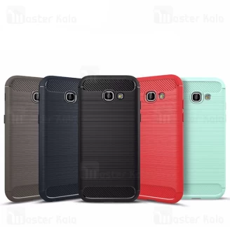 قاب محافظ ژله ای سامسونگ Samsung Galaxy A7 2017 / A720 Fiber Carbon Rugged Armor