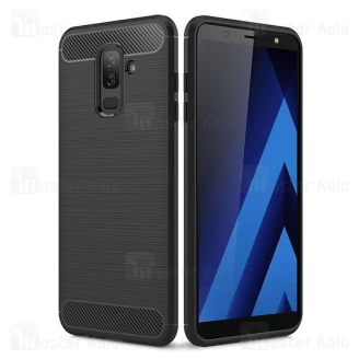 قاب محافظ ژله ای سامسونگ Samsung Galaxy A6 Plus Fiber Carbon Rugged Armor
