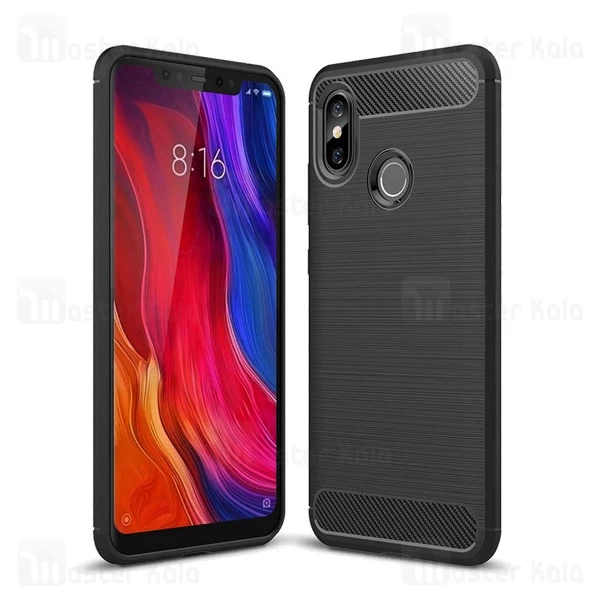 قاب فیبر کربنی Xiaomi Mi 8 SE / Mi8 SE Fiber Carbon Rugged Armor Case