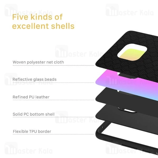 قاب فیبرکربنی شب نما نیلکین هواوی Huawei Mate 20 Pro Nillkin Twinkle cover