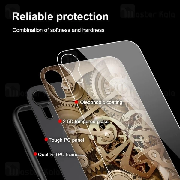 قاب محافظ نیلکین آیفون Apple iPhone XR Nillkin Gear با طرح سه بعدی