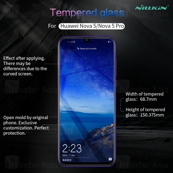 گلس نیلکین Huawei Nova 5 / Nova 5 Pro Nillkin H+ Pro Glass Screen Protector