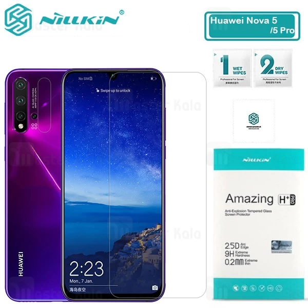 گلس نیلکین Huawei Nova 5 / Nova 5 Pro Nillkin H+ Pro Glass Screen Protector