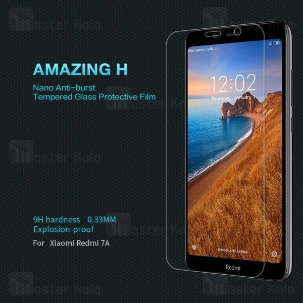 گلس نیلکین Xiaomi Redmi 7A Nillkin H Glass