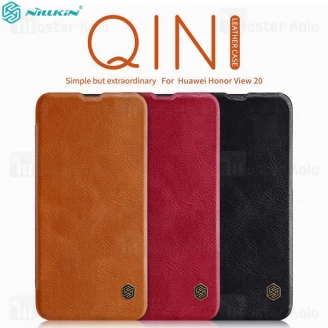 کیف چرمی نیلکین هواوی Huawei Honor View 20 Nillkin Qin Leather Case
