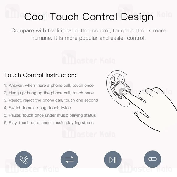 هندزفری بلوتوث دو گوش کیو سی وای QCY T1 Pro