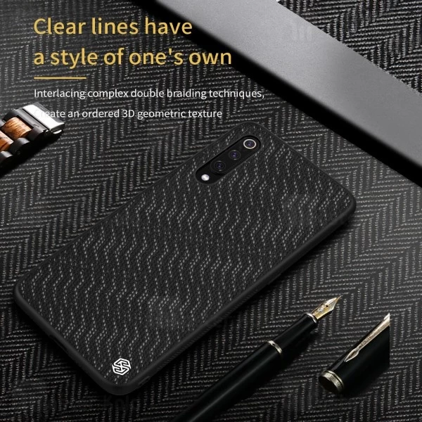 قاب فیبرکربنی شب نما نیلکین شیائومی Xiaomi Mi 9 / Mi 9 Explorer Nillkin Twinkle cover