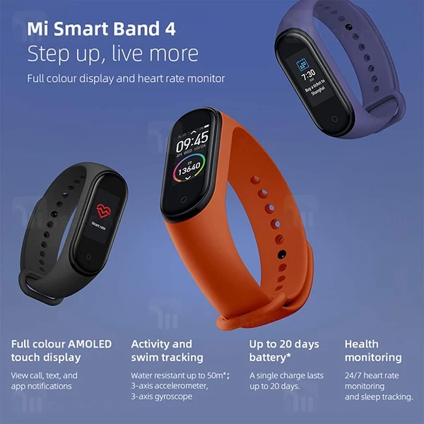 دستبند سلامتی شیائومی Xiaomi Mi Band 4