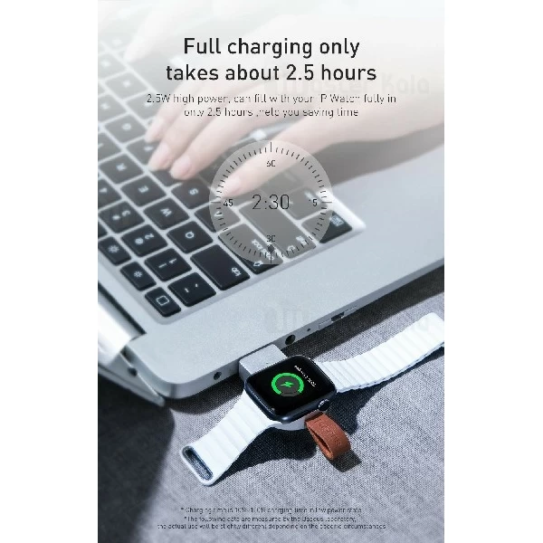 شارژر وایرلس بیسوس Baseus Dotter Wireless Charger For iWatch مناسب Apple Watch