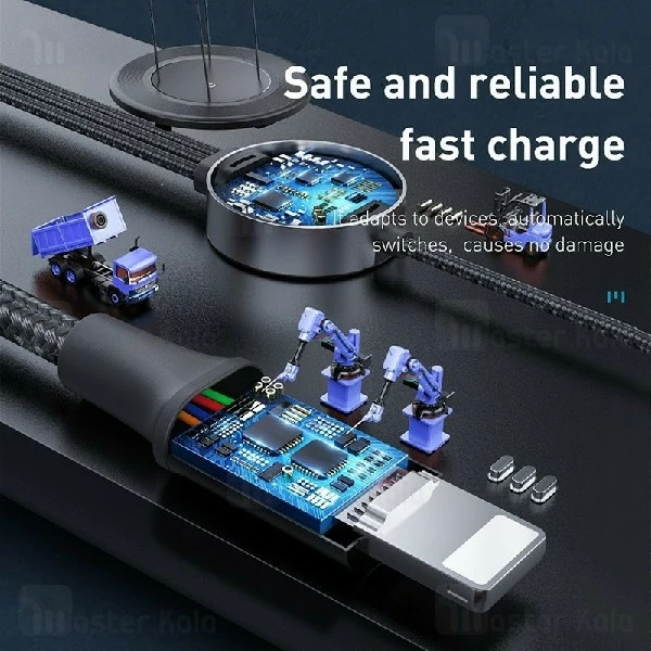 کابل چهار کاره بیسوس Baseus Star Ring 4in1 Wireless Charger مناسب iWatch