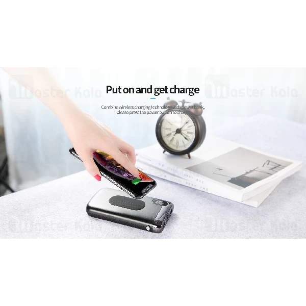 پاوربانک وایرلس 10000 میلی آمپر جویروم Joyroom D-m194 Elegance توان 2.1 آمپر