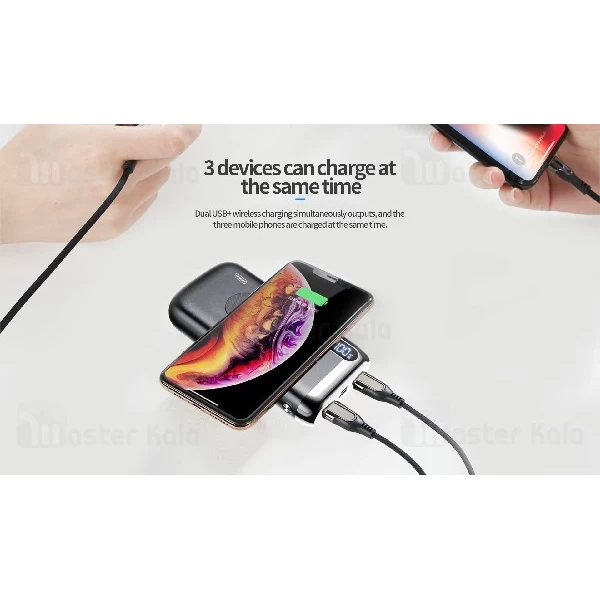 پاوربانک وایرلس 10000 میلی آمپر جویروم Joyroom D-m194 Elegance توان 2.1 آمپر