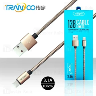 کابل میکرو یو اس بی ترانیو Tranyoo 138 Linkto Cable توان 3.1 آمپر