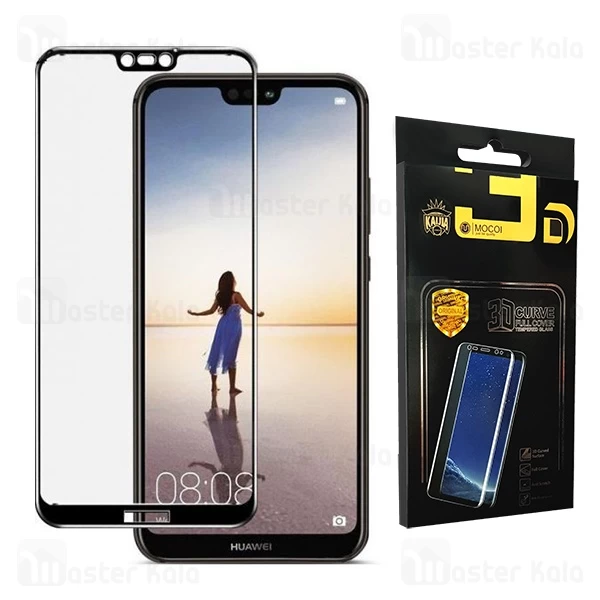 محافظ صفحه شیشه ای تمام صفحه تمام چسب هواوی Huawei Nova 3e / P20 Lite Mocol 6D