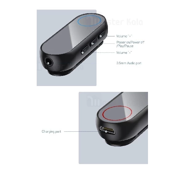 گیرنده صوتی بلوتوثی بیسوس Baseus BA02 Audio Converter Wireless Adapter NGBA02-02