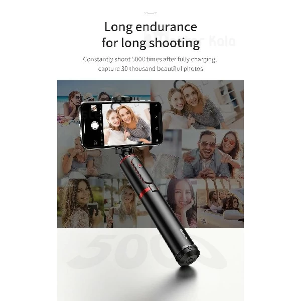 مونوپاد و سه پایه شاتر دار بیسوس Baseus Fully Folding Selfie Stick SUDYZP-D1S
