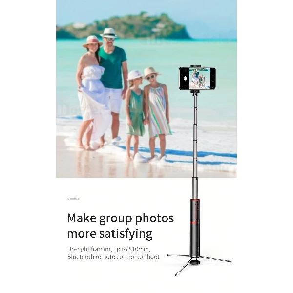 مونوپاد و سه پایه شاتر دار بیسوس Baseus Fully Folding Selfie Stick SUDYZP-D1S