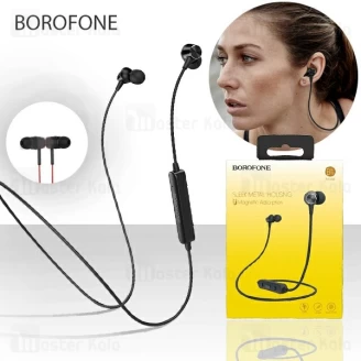 هندزفری بلوتوث گردنی بروفون Borofone BE18 Wireless Magnetic Earphone طراحی مگنتی