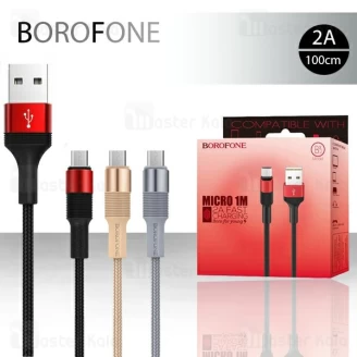 کابل میکرو یو اس بی بروفون Borofone BX2 Cable توان 2 آمپر و طول 1 متر