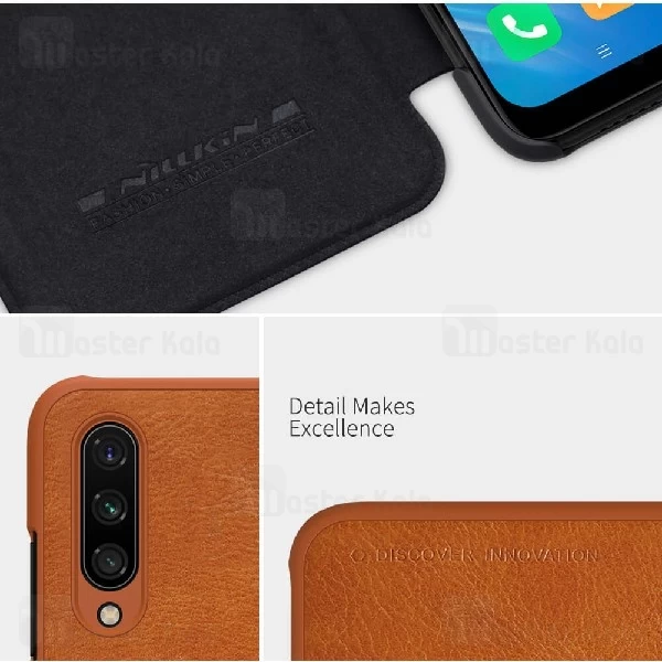 کیف چرمی نیلکین شیائومی Xiaomi Mi A3 / CC9e Nillkin Qin Leather Case