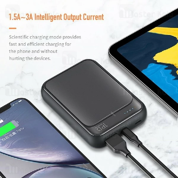 پاوربانک فست شارژ 10000 راک Rock RMP0398 QC3.0 Mini Power Bank توان 3 آمپر