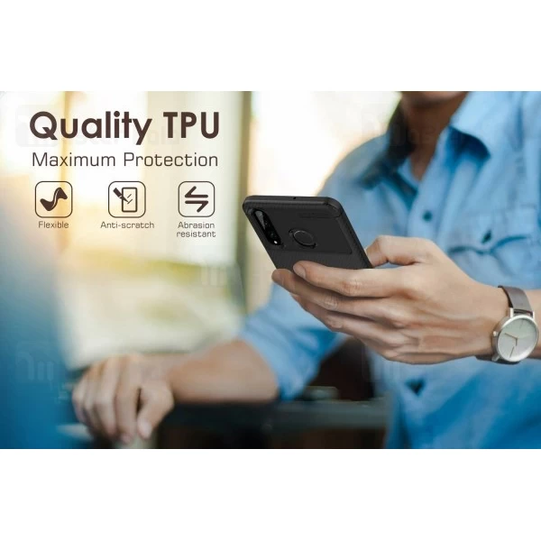 قاب فیبر کربنی Huawei P30 Lite / Nova 4e AutoFocus Beetle Case