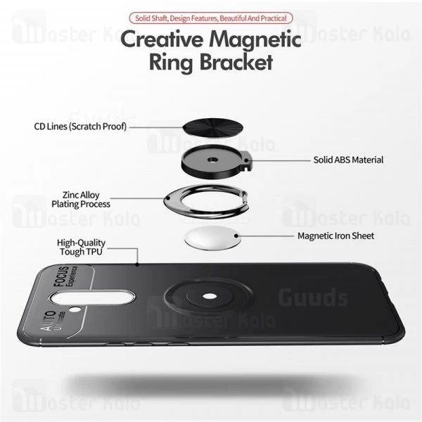 قاب Becation Auto Focus Magnetic Ring Case Huawei Mate 20 Lite